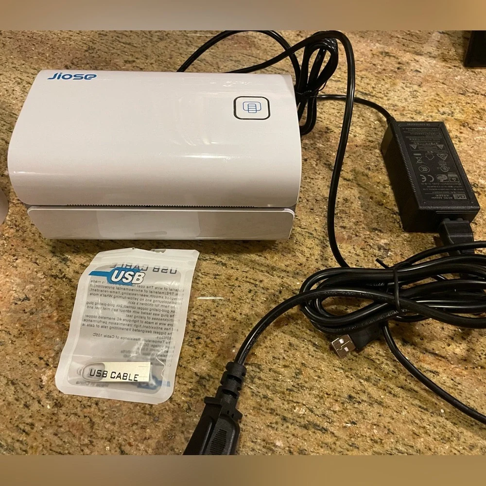 EUC Jiose Thermal Ink 4x6 Shipping Package Label Printer Compatible Windows Mac